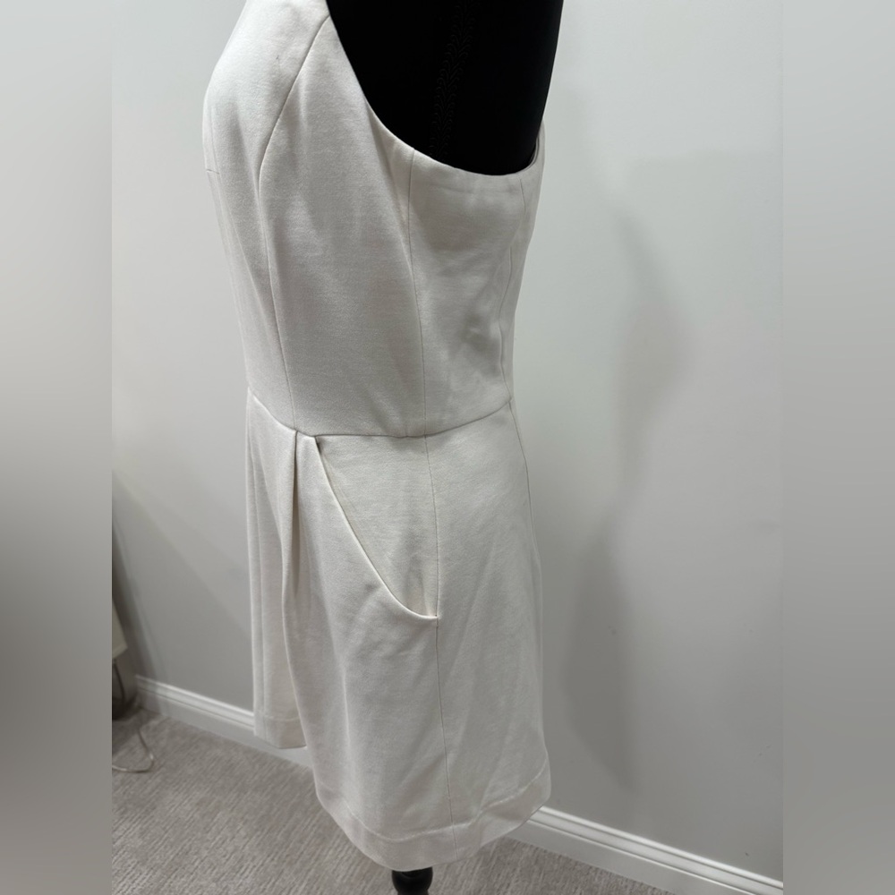 Milly Ivory and White Dress - Picture 3 of 6